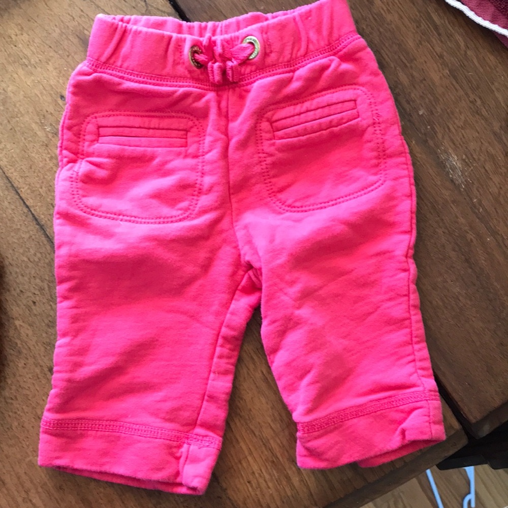Bright pink gap sweatpants